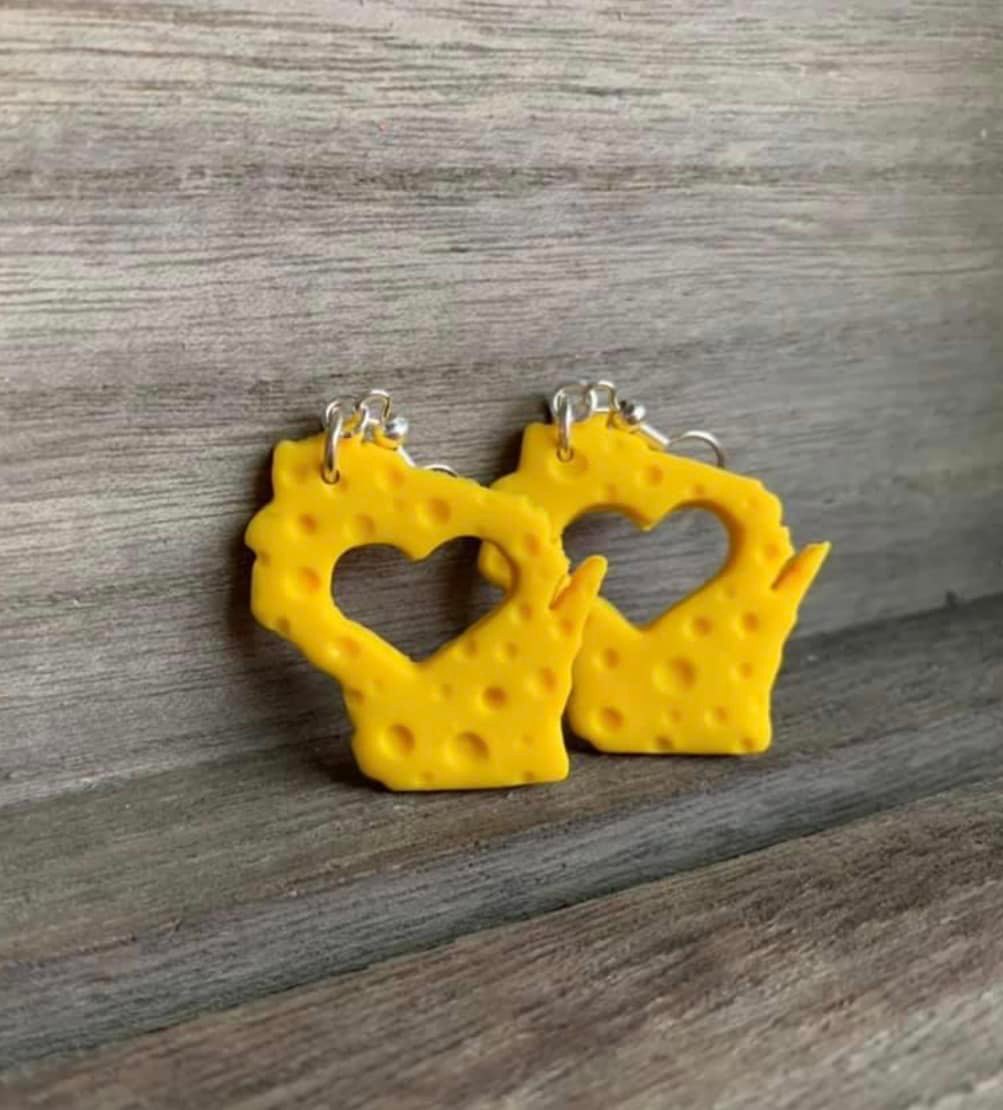 'I Love Wisconsin' Cheese Dangles