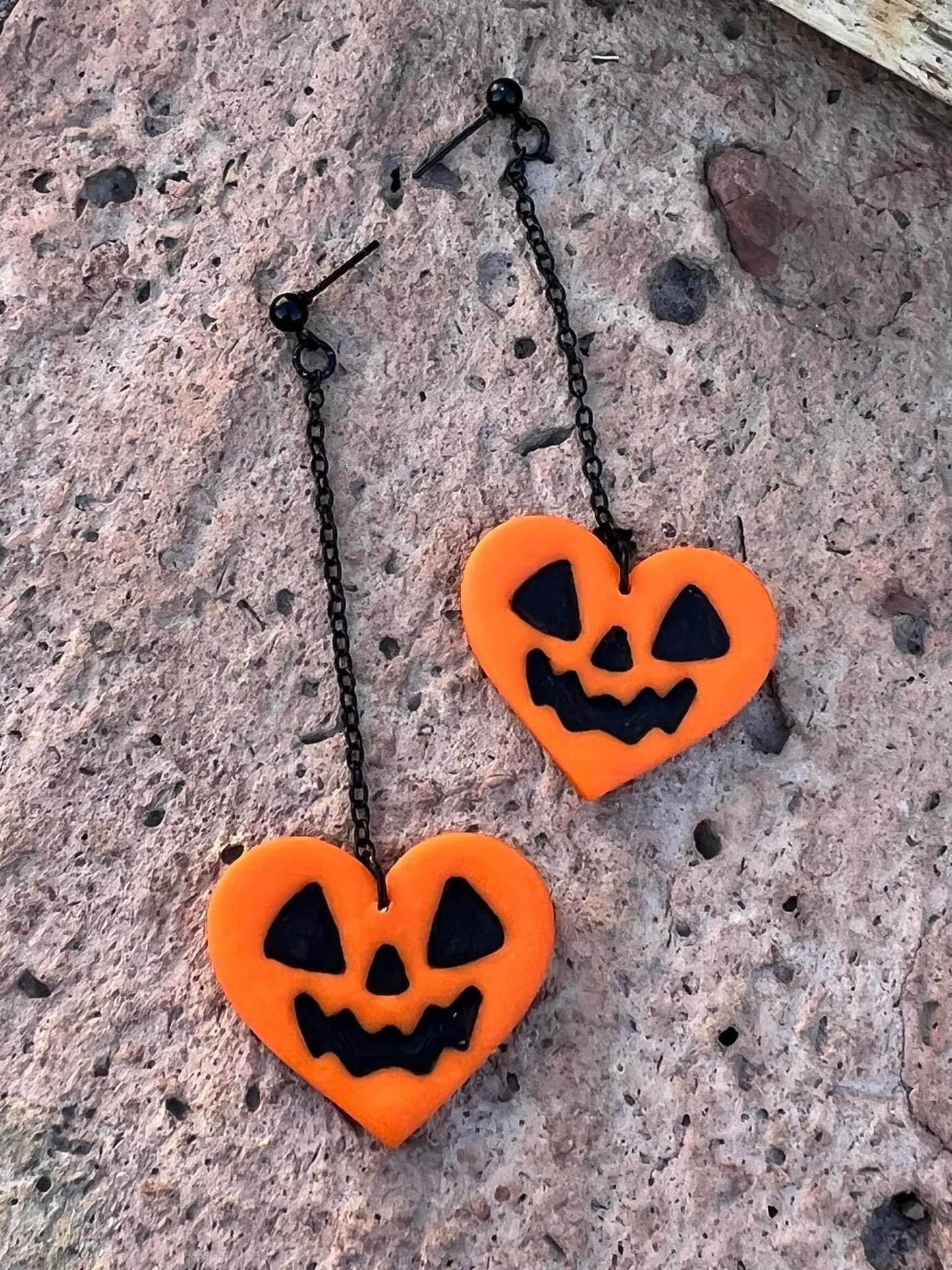 Pumpkin Heart Dangles