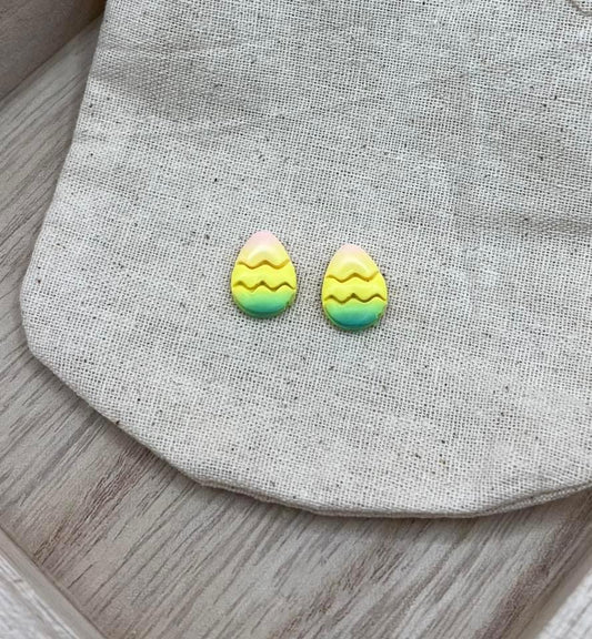 Ombré Easter Egg studs