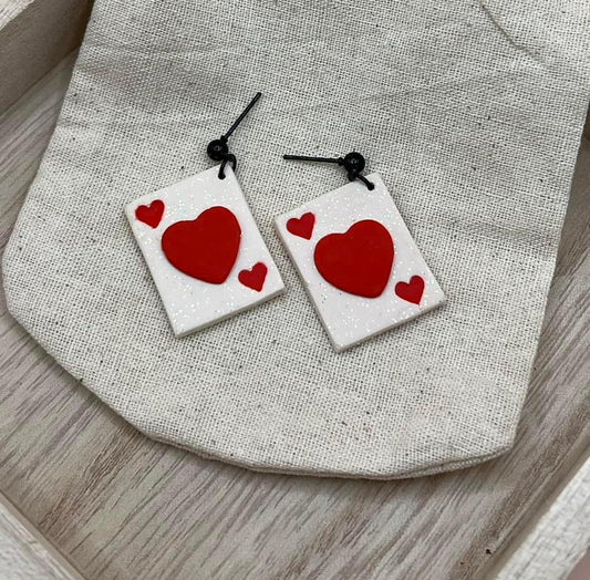 Heart Card Dangles