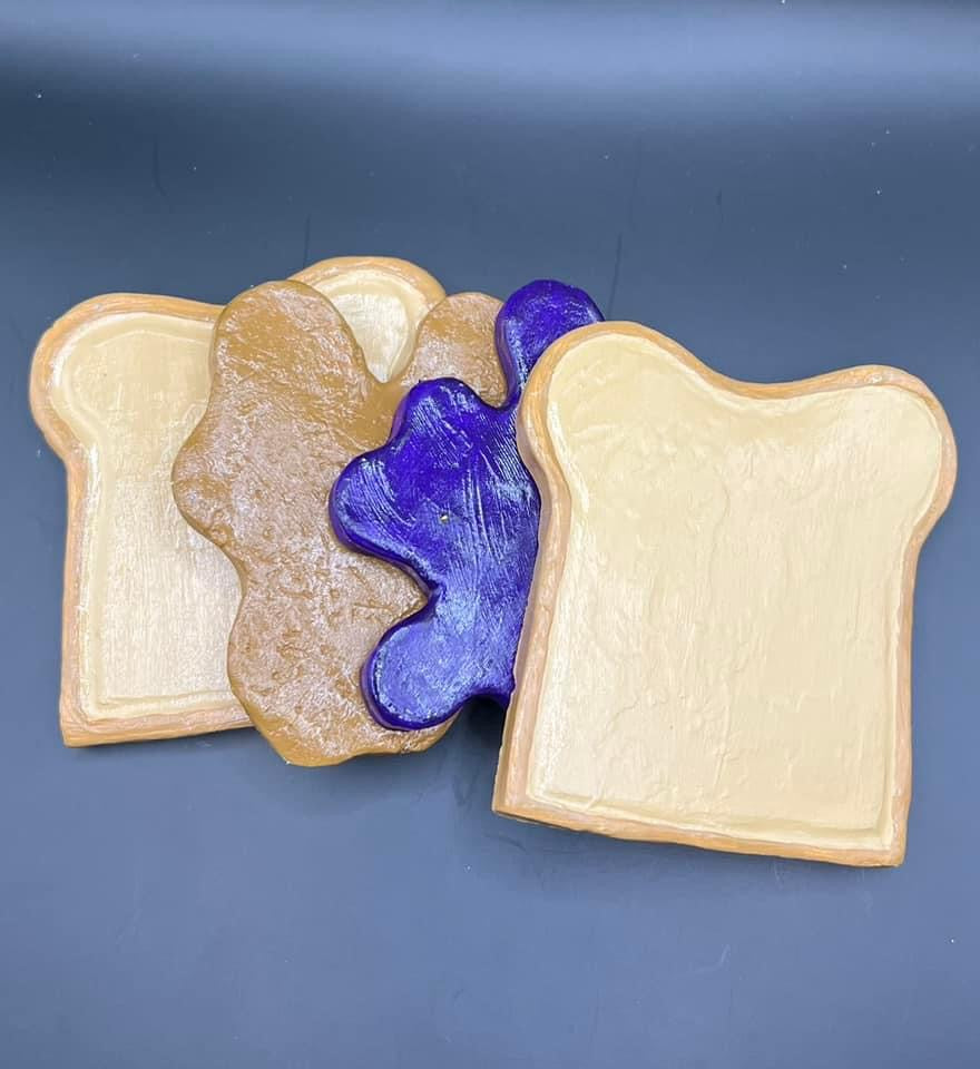 PB & J Drink Coasters