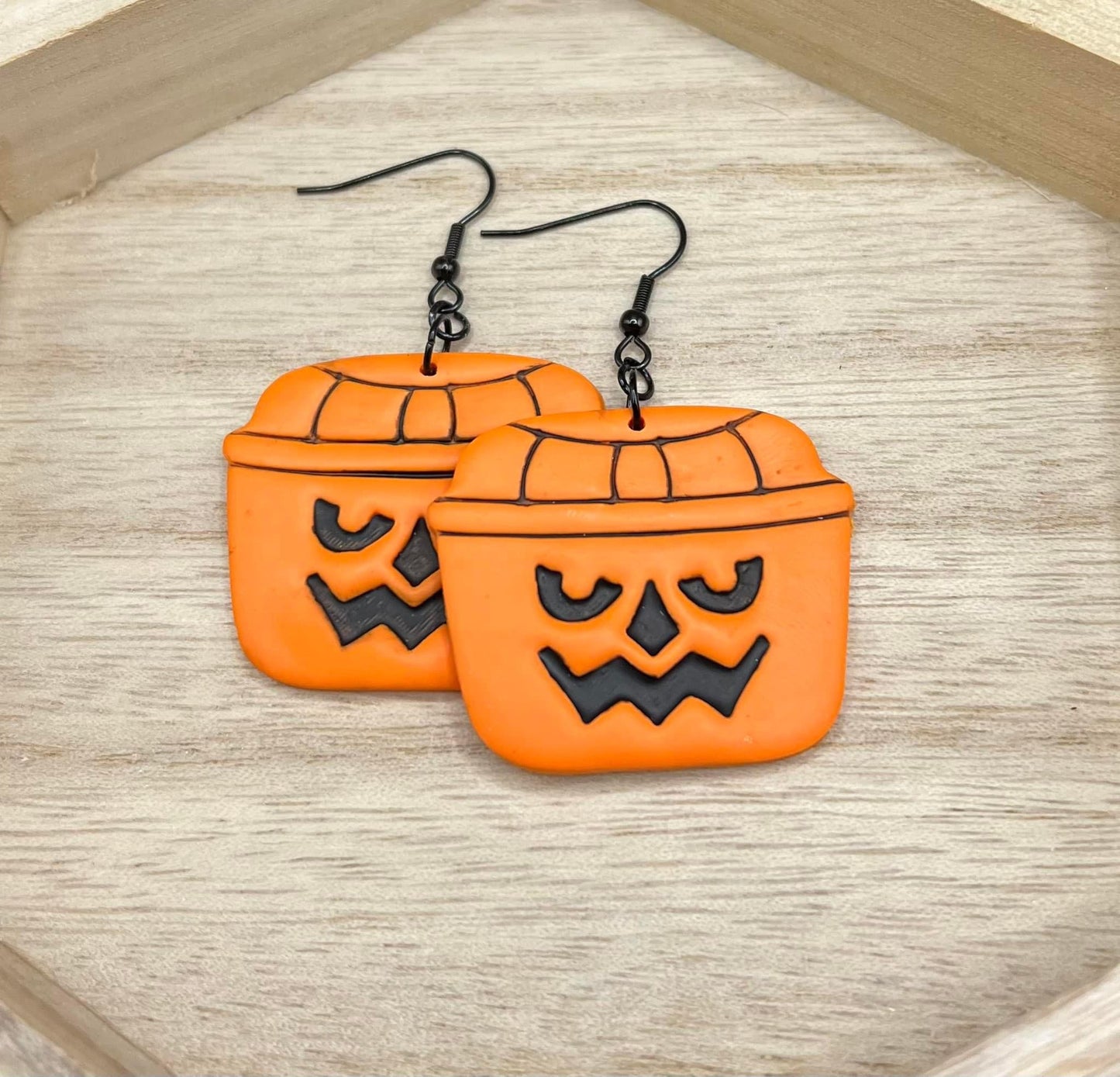 Large MCds Pumpkin Bucket Dangles