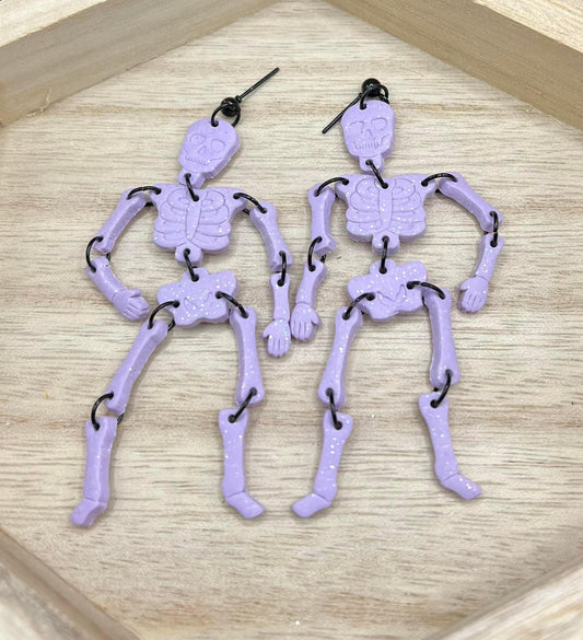 Lavender Skele Dangles