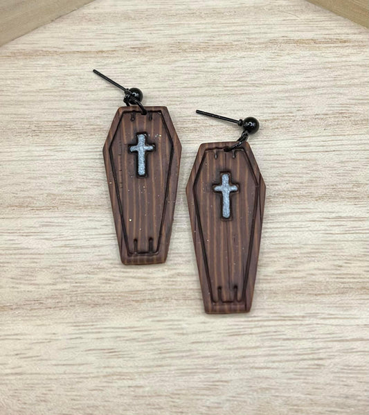 Vampire Coffin Dangles