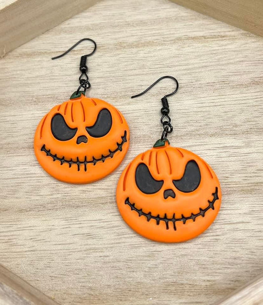 Jack Skellington Pumpkin Dangles