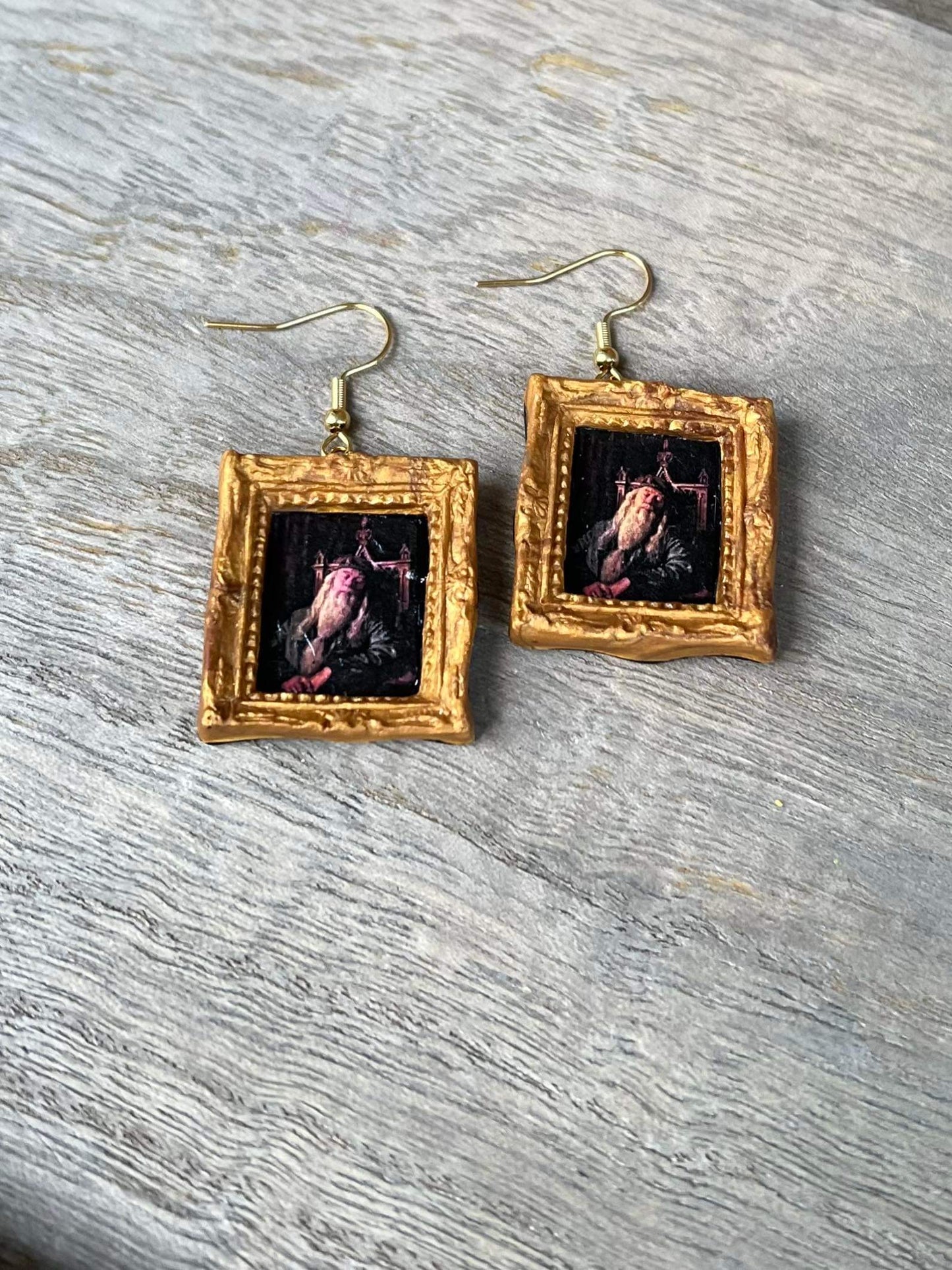 Framed Dumbledore Earrings