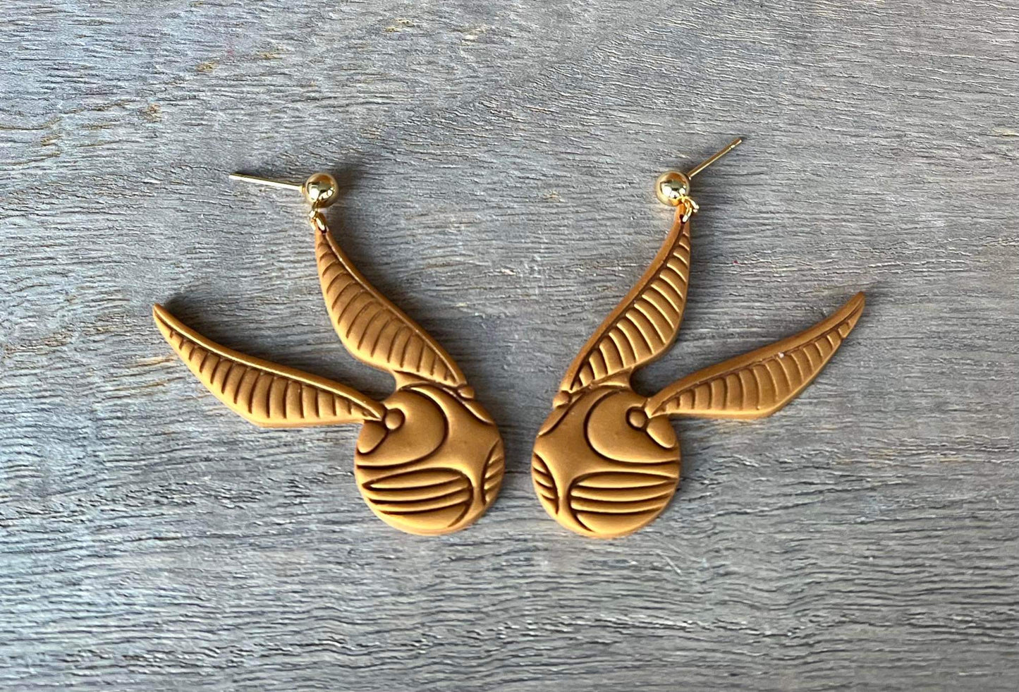 Golden Snitch Dangle Earrings