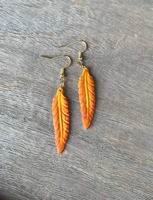 Phoenix Feather Earrings