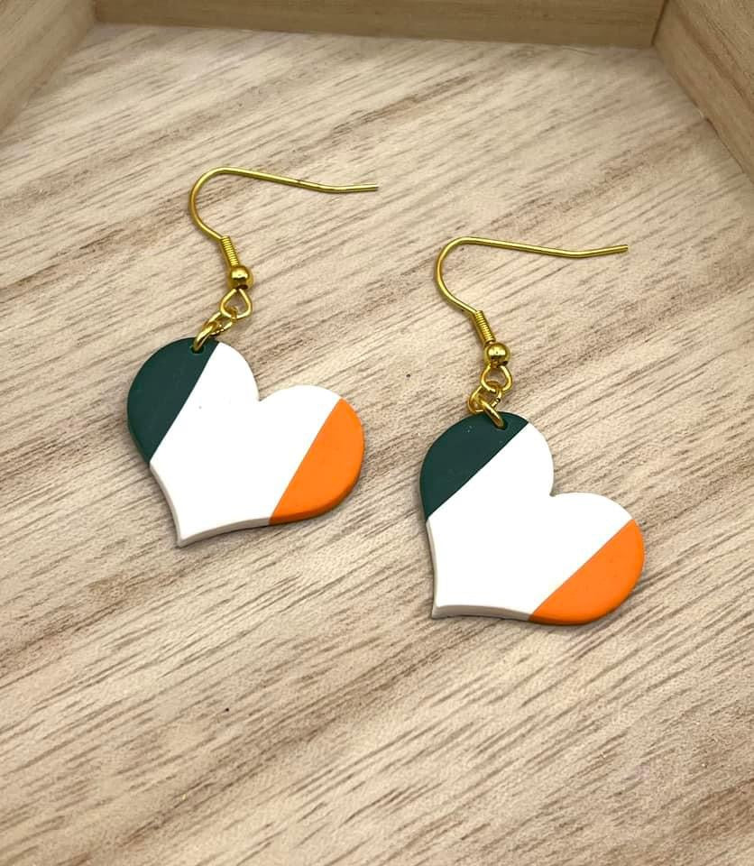 Irish Heart Earrings