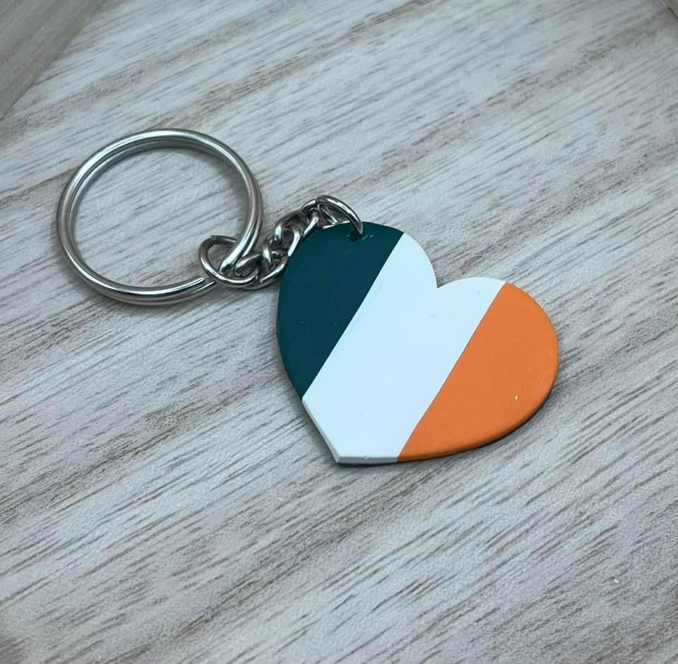 Irish Heart Keychain