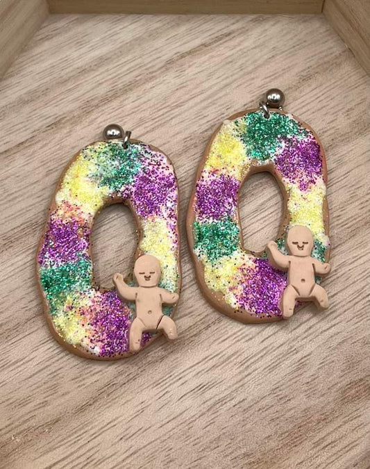 King Cake Dangles