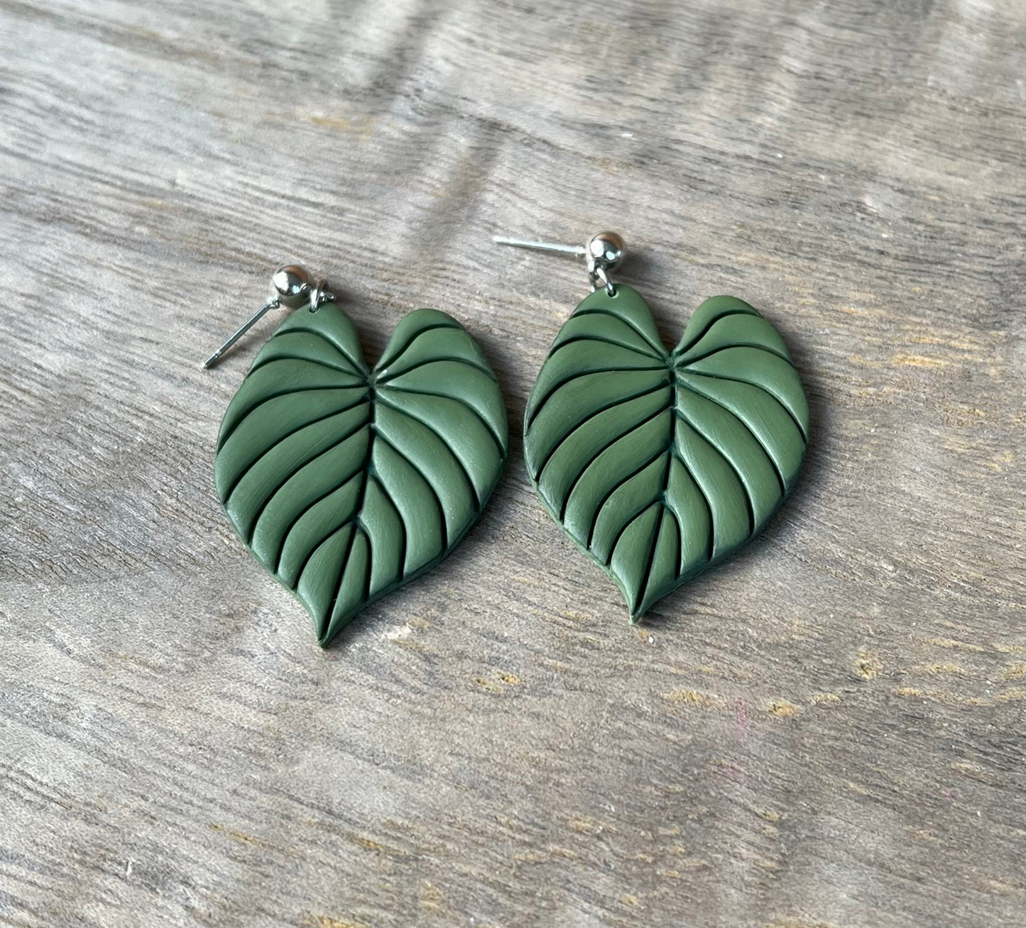 Philodendron Dangle Earrings